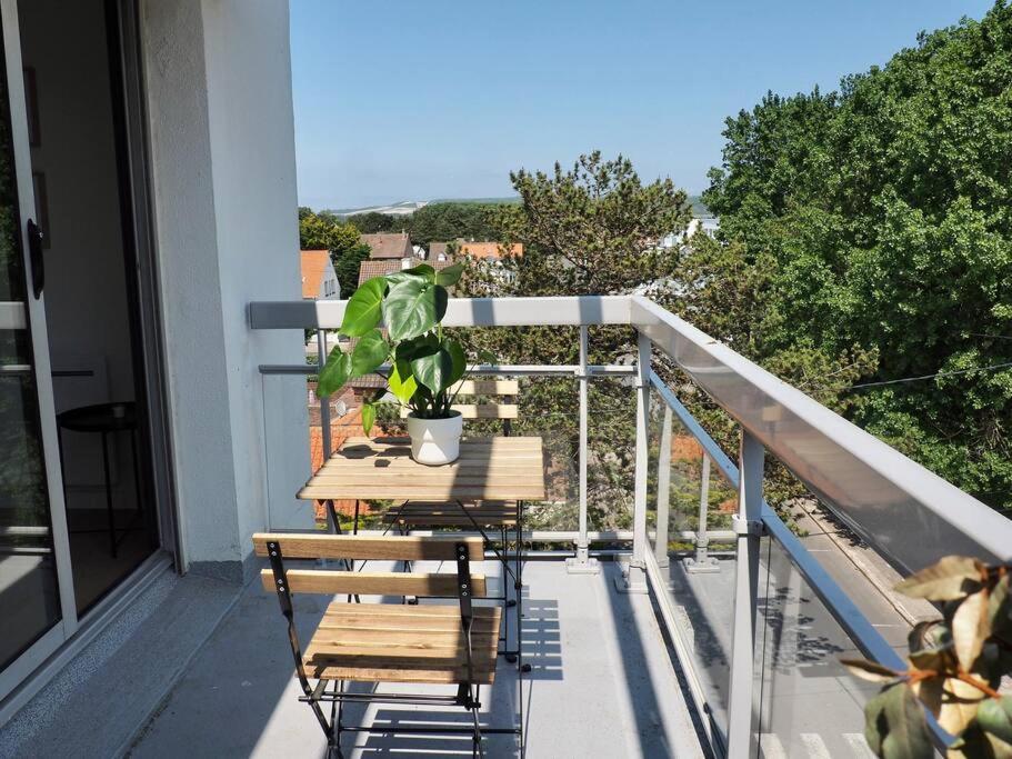 勒图凯－巴黎普拉日Appart T3 / Parking/Terrasse/Vue公寓 外观 照片